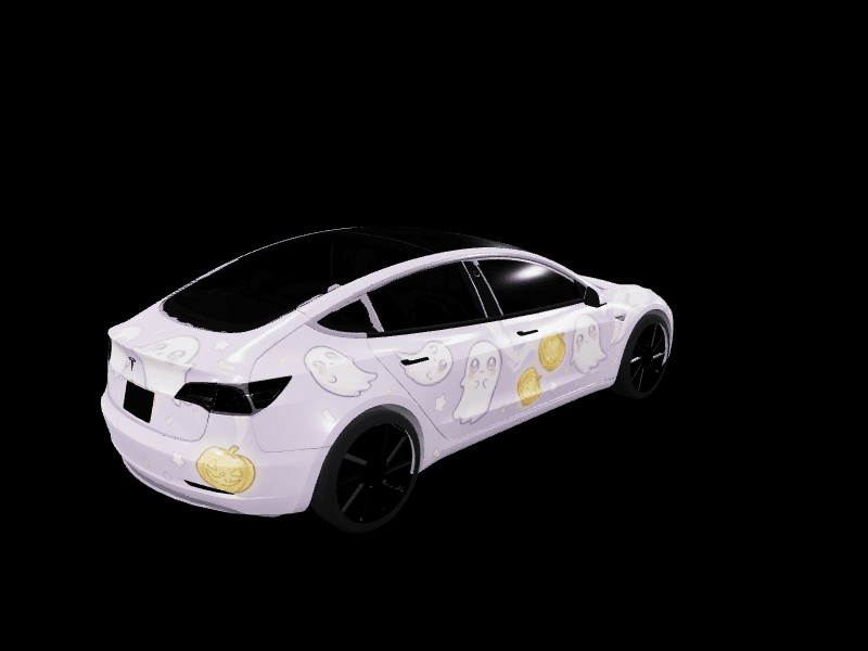 Kiwaieeee - Model 3 Pre-2024 (Original) custom Tesla Model 3 wrap design