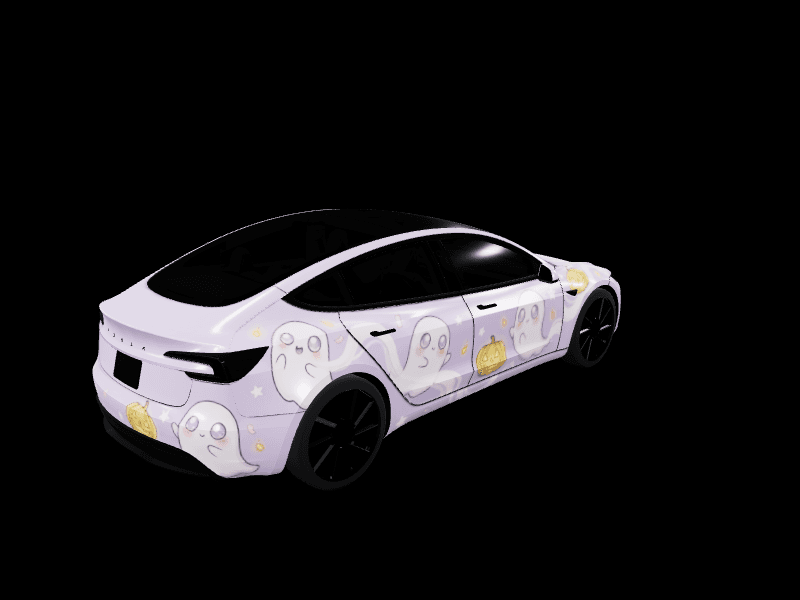 Kiwaieeee - Model 3 Highland Base custom Tesla Model 3 wrap design