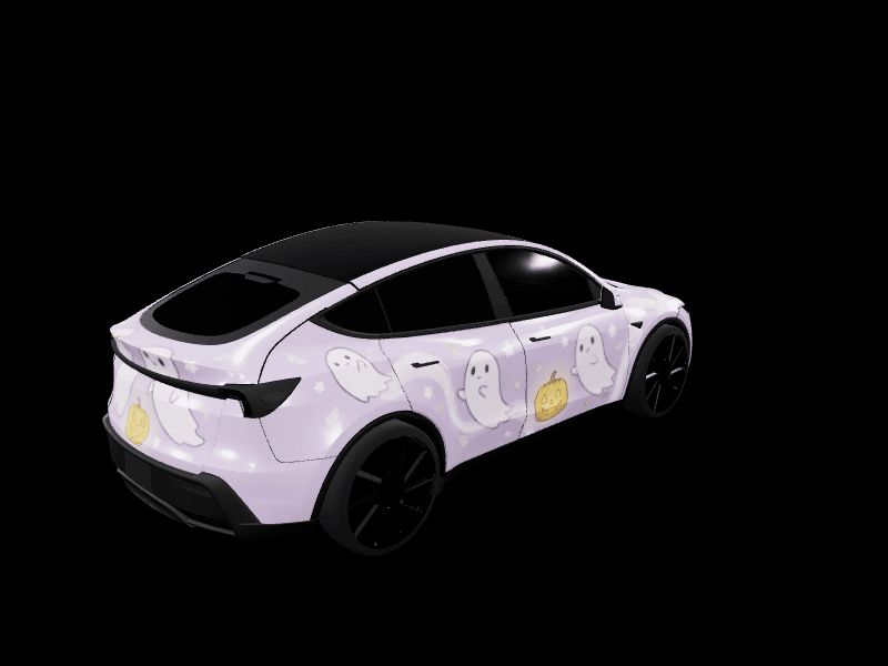 Kiwaieeee - Model Y Juniper Base custom Tesla Model Y wrap design