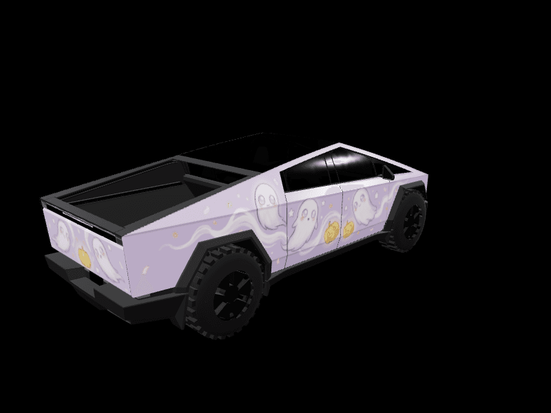 Kiwaieeee - Cybertruck All Variants custom Tesla Cybertruck wrap design
