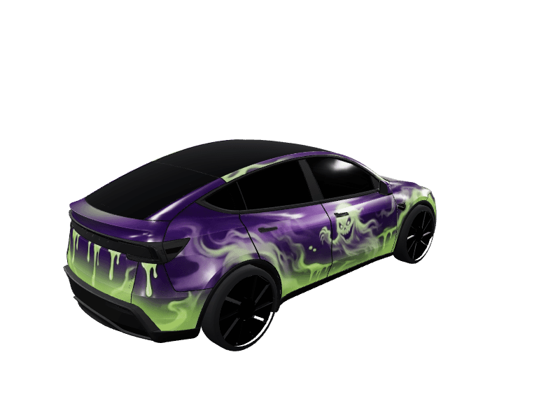Haunted Mist - Model Y Juniper Premium custom Tesla Model Y wrap design