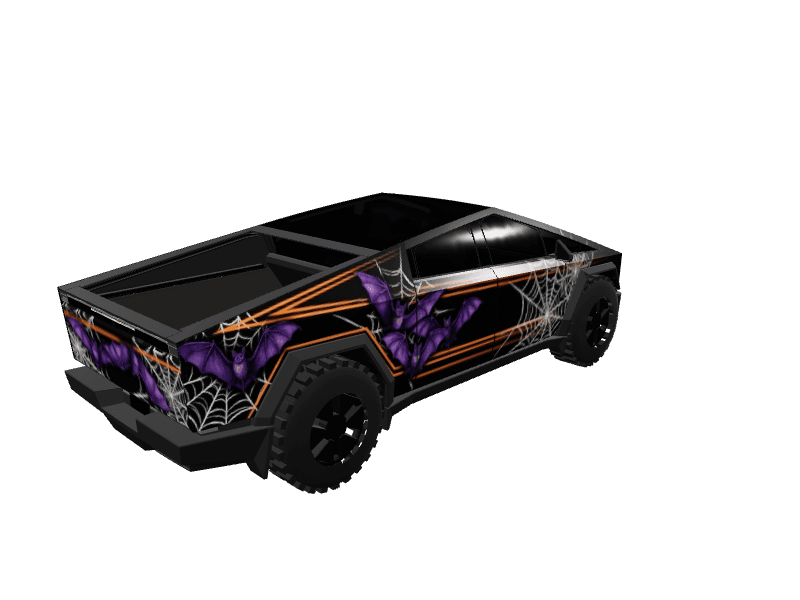 Web Runner - Cybertruck All Variants custom Tesla Cybertruck wrap design