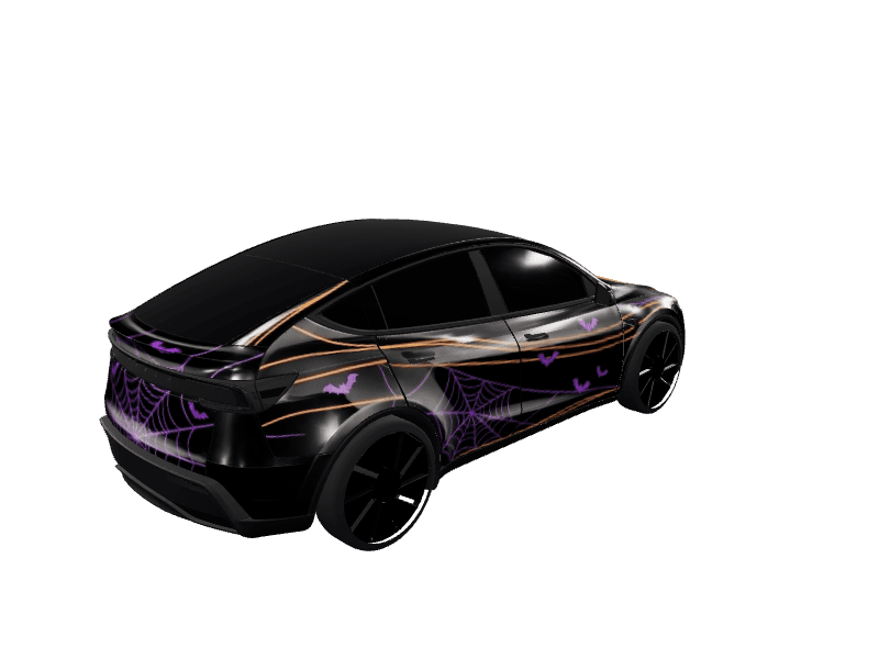 Glowing Jack - Model Y Juniper Premium custom Tesla Model Y wrap design