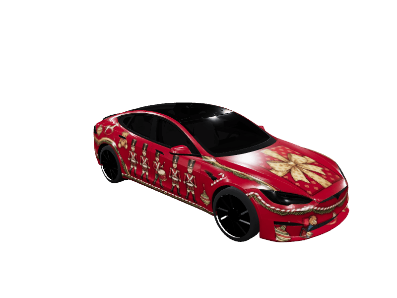 Toy Workshop Parade - Model S Pre-2021 (Original) custom Tesla Model S wrap design